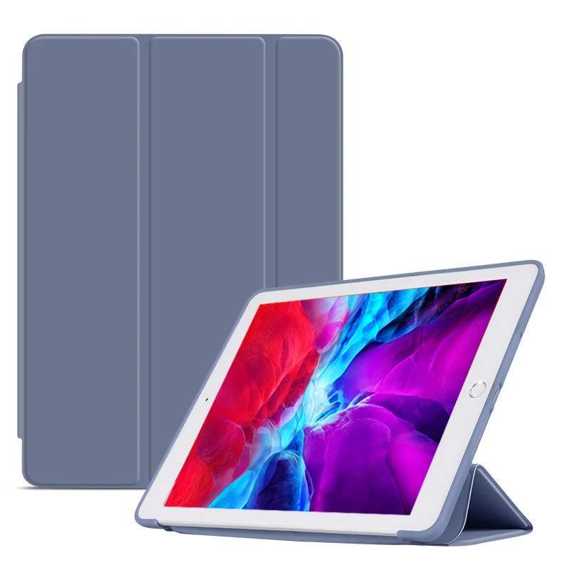 

PU Leather Tri Folding Tablet Protective Case For iPad Air 1 2 3 Mini 4 5 Pro 2017 2018 2019 2020 10.9 12.9 10.5 11 9.7 Cover