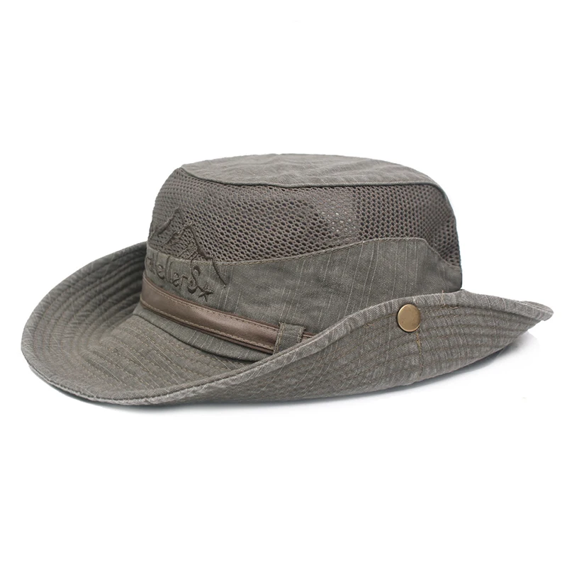 Новая шляпа-ведро дышащая с защитой от ультрафиолета для рыбалки пеших прогулок
