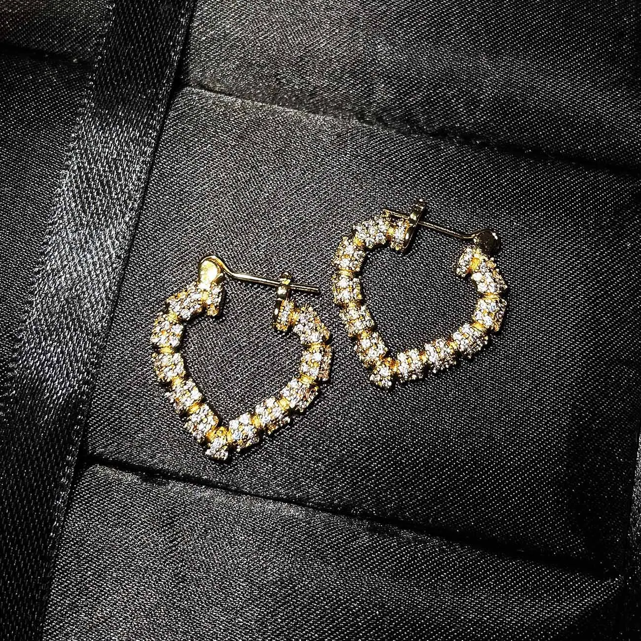 

QTT Cute Romantic Female Gold Heart Earrings Silver Color Love Party Wedding Earrings Elegant Bride Earrings For Women