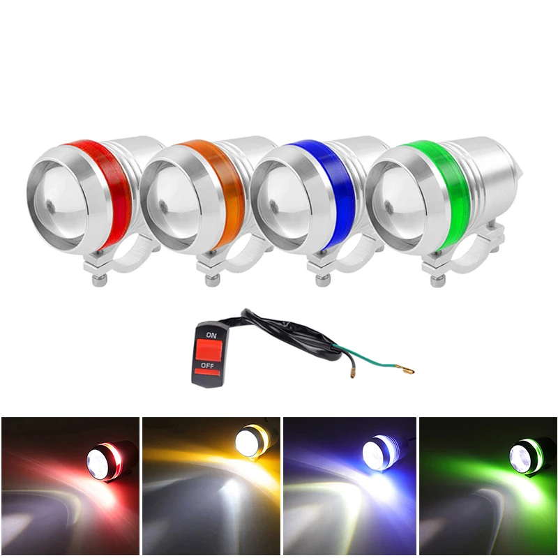 Светодиодные мотоциклетные Противотуманные фары 3 30 Вт серебристые| |