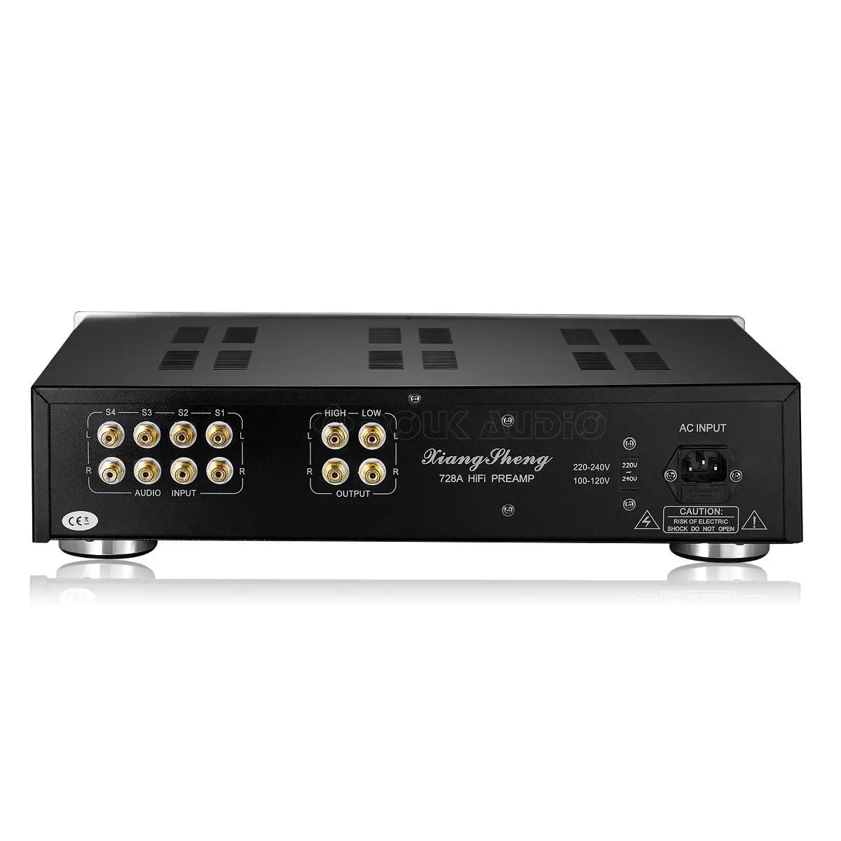 XiangSheng 728A HiFi 12AT7 & 12AU7 вакуумный трубчатый Предварительный усилитель стерео