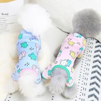 soft dog hoodies autumn winter fashion sport indoor home sleep clothes warm pajamas pet cat apparel cute pattern dogs jumpsuit