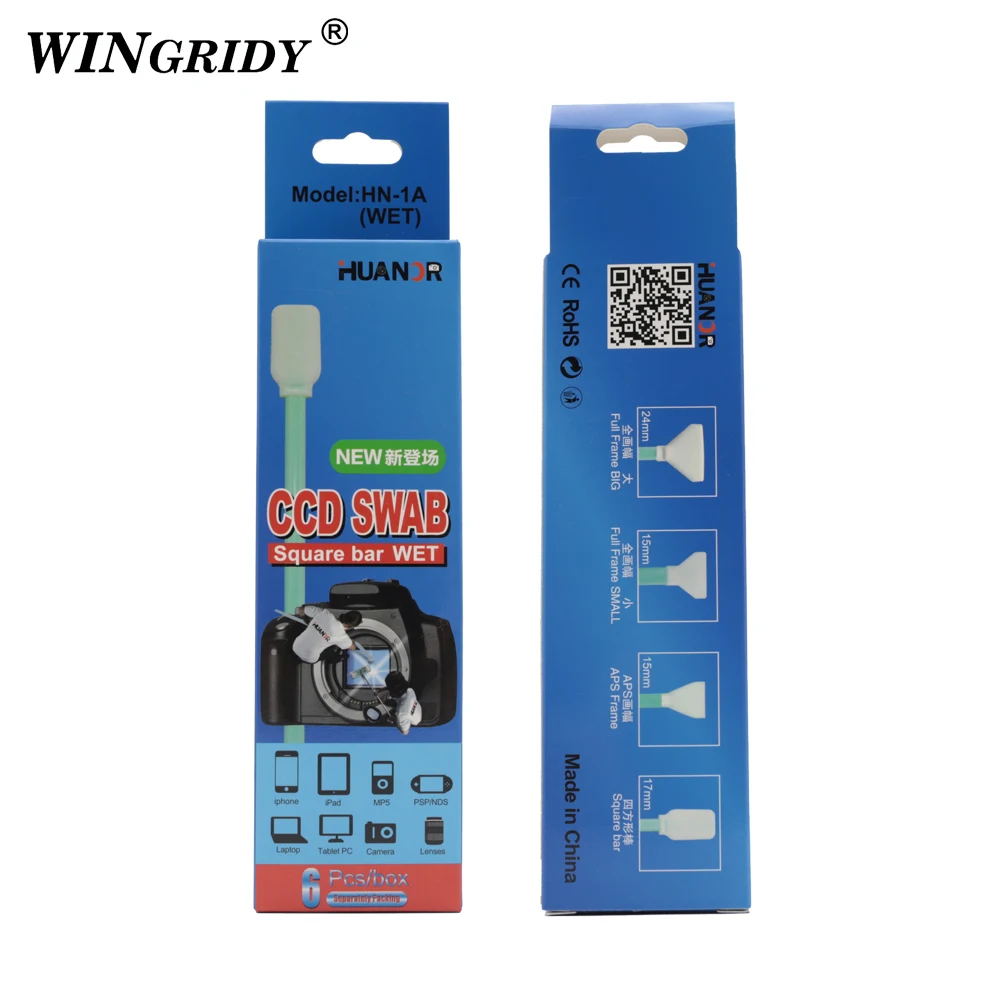 Original CCD SWAB Cotton Camera Lens Cleaning Stick kit LENS Wet Sensor Cleaner For Nikon Canon Sony pen COMS | Электроника