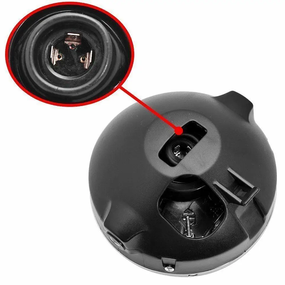 7 дюймовая универсальная мотоциклетная фара 35 Вт прозрачное Хрустальное стекло