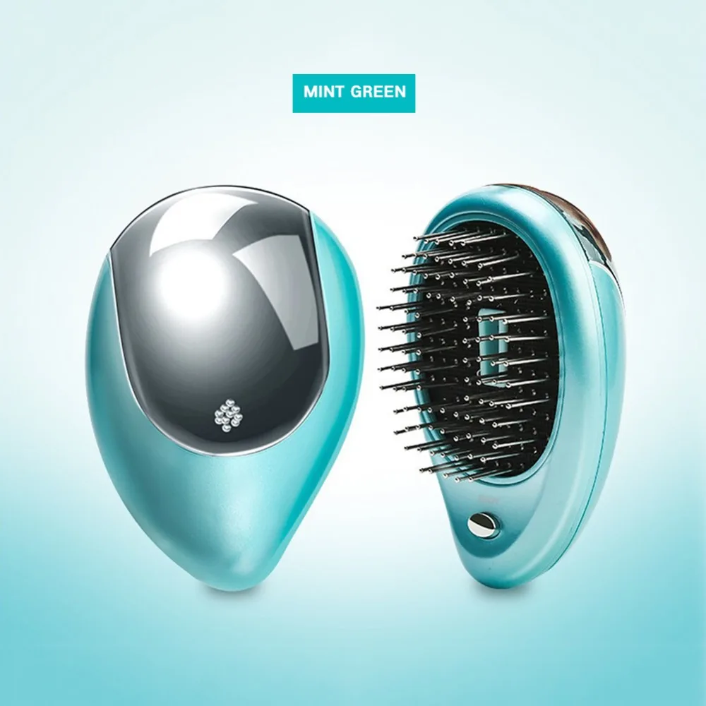 Портативная электрическая Ионная Щетка для волос щетка выпрямления расческа с