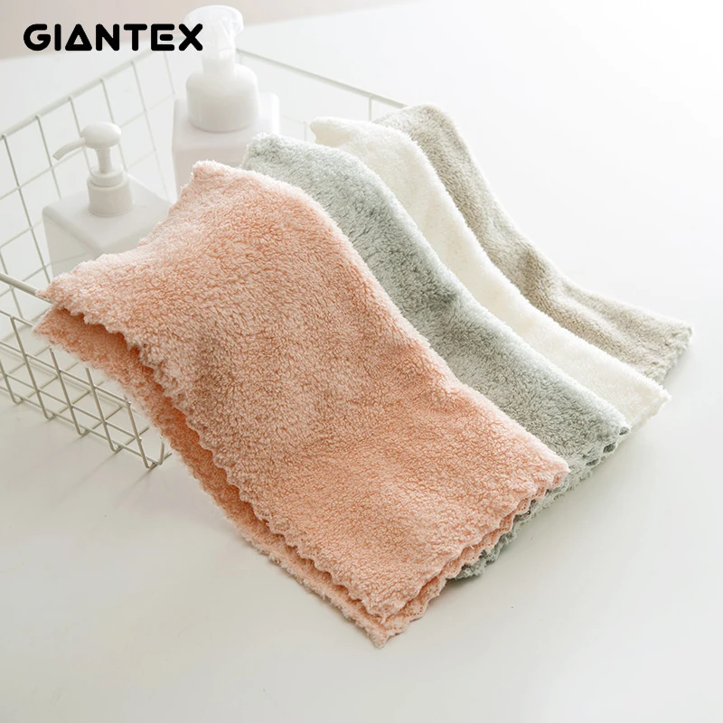GIANTEX маленькое полотенце из микрофибры для лица, супер впитывающее полотенце для ванной комнаты s для взрослых 30x30 см toallas servitte recznik handdoeken