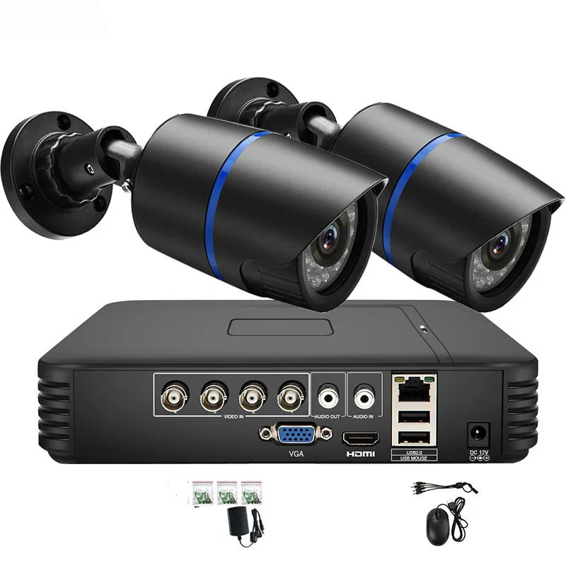 Аналоговая камера высокого разрешения 4CH цифровой видеогеристратор
