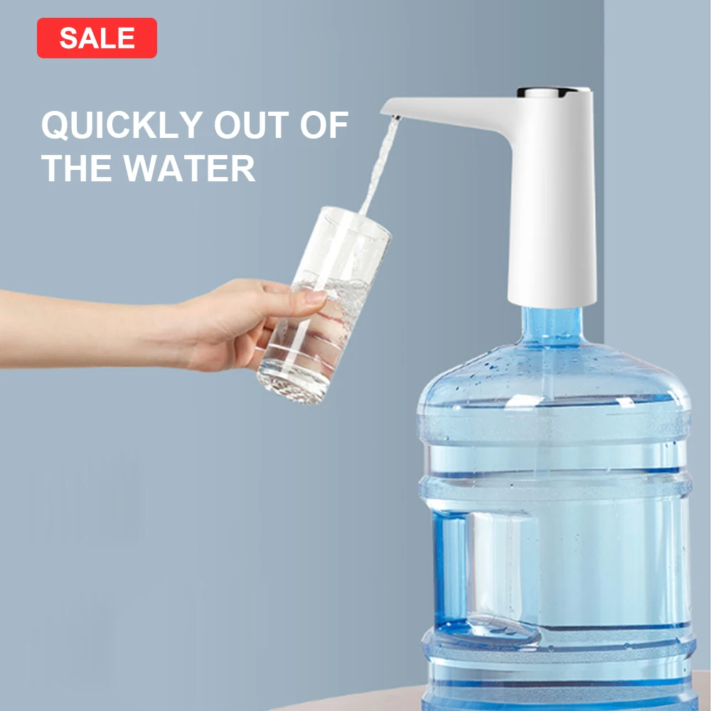 Автоматический Электрический водяной насос Диспенсер USB перезаряжаемый