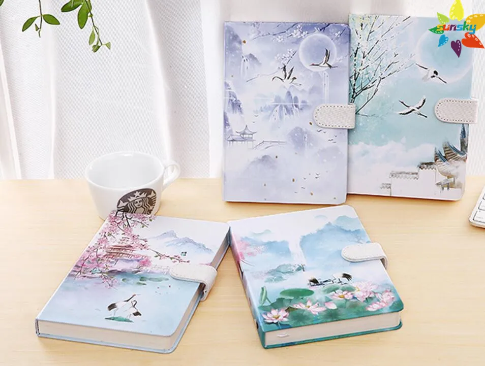 Красивые природные пейзажи Корея Тетрадь Творческий 32K канцелярские мессенджер