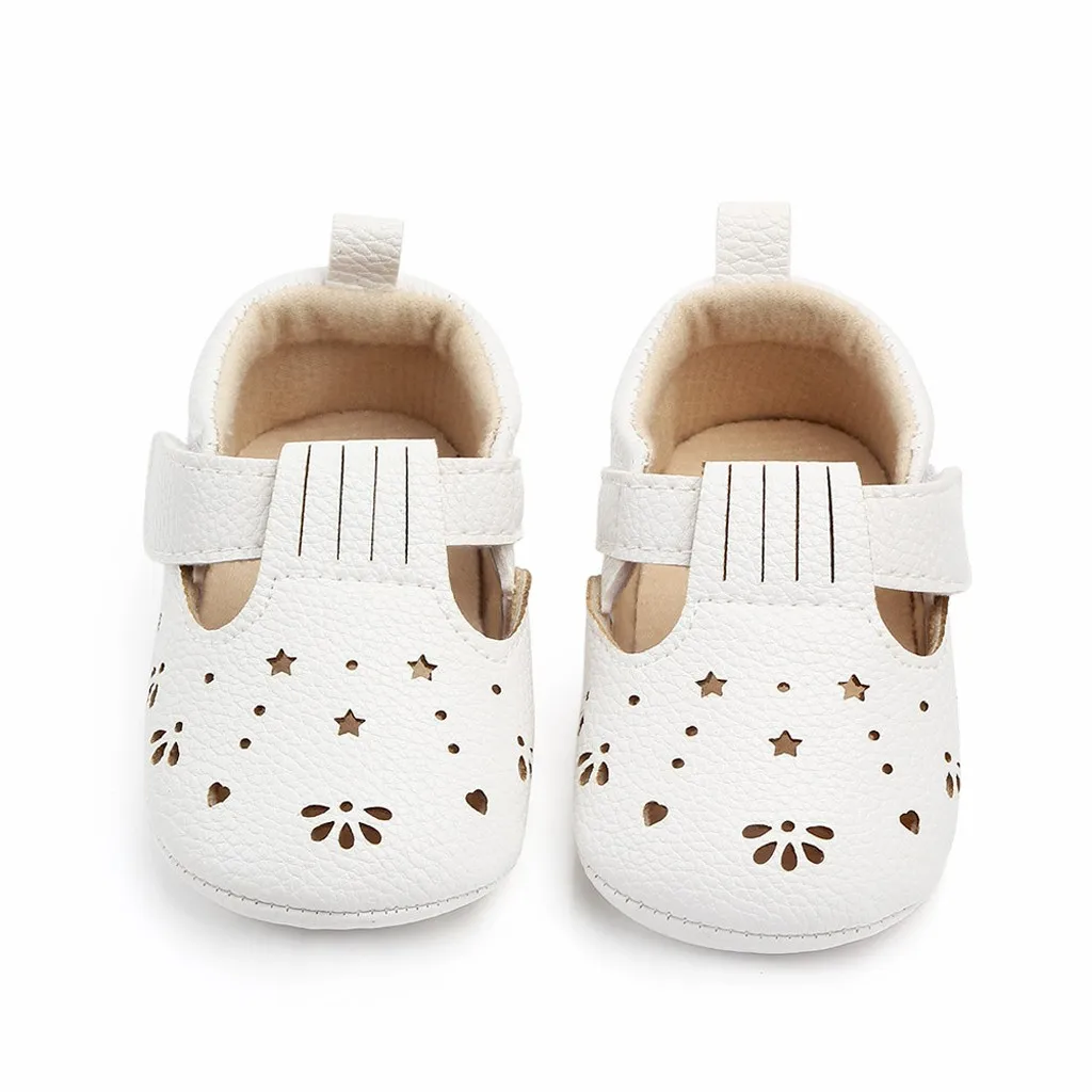 Летнее Детское платье принцессы из искусственной кожи обувь Демисезонный