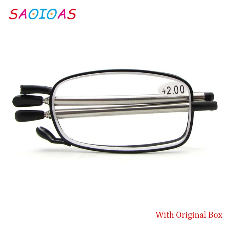SAOIOAS складные очки для чтения мужчин и женщин анти синий мини дизайн