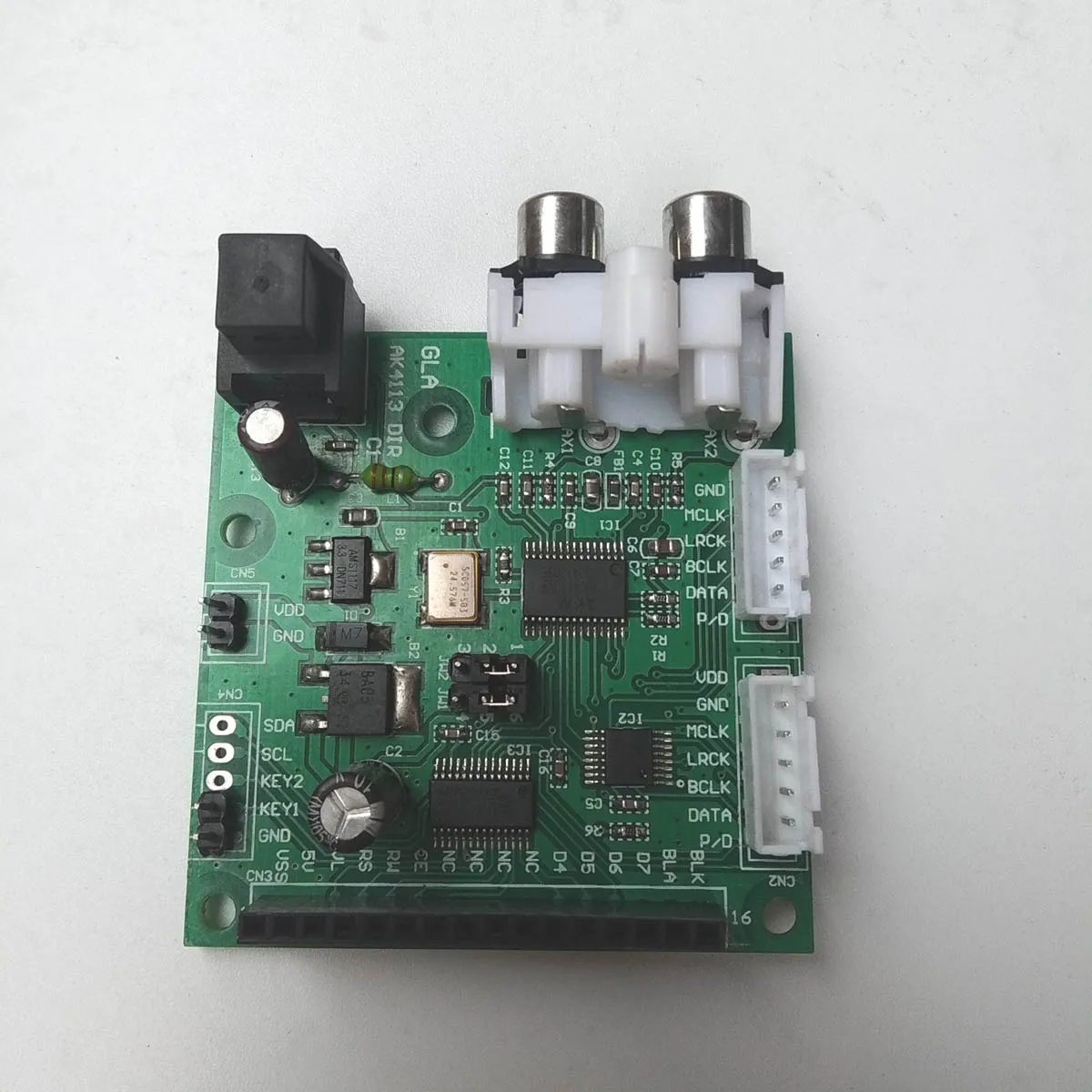 AK4113 SPDIF волокно/коаксиальный/I2S вход для I2S выход плата цифрового приемника мягкое