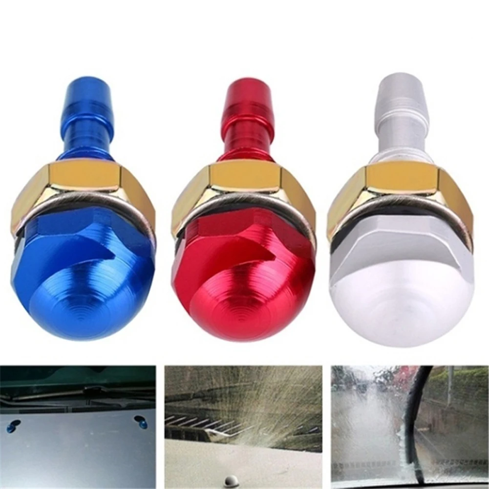 

2Pcs Fan-Shaped Windscreen Washer Wiper Car Universal Water Spout Sprayer Nozzle Jet Windscreen Washer Jet Nozzle Accessories