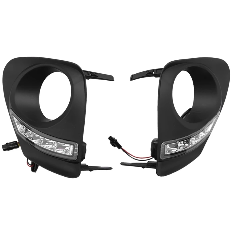 

LED Daytime Running Lights for Toyota Corolla 2010 2011 2012 2013 DRL Fog Lamp Cover Light