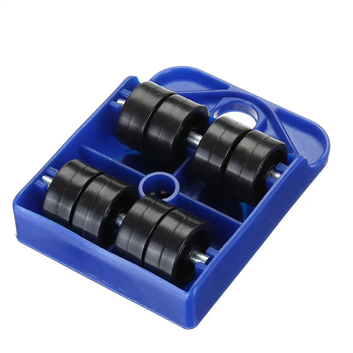 

5Pcs/set Iron Furniture Mover Lifter 4 Mover Roller+1 Wheel Bar Rotatable Easy Slides Furniture Transport Lifting Hand Tool Set