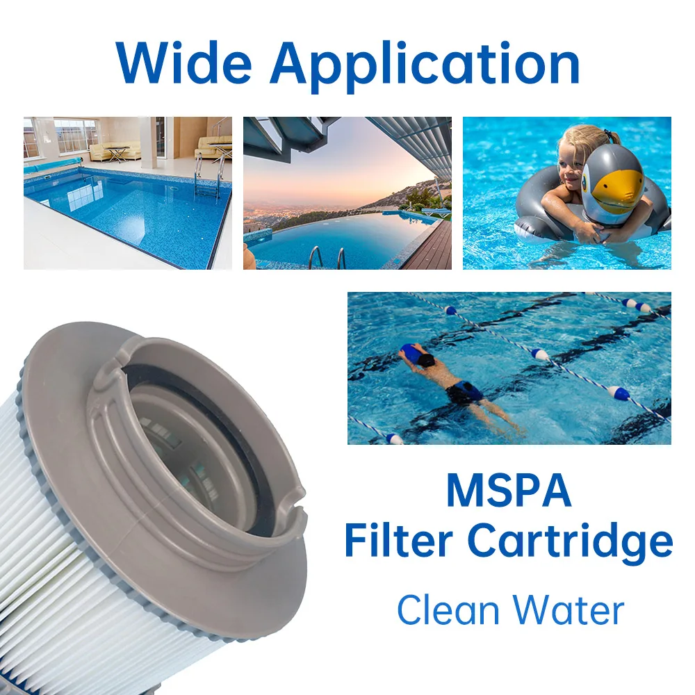 Cartucho de filtro para Mspa, recambio de filtro inflable para bañera, compatible con Suecia, Noruega, Suiza y Francia, 1 unidad