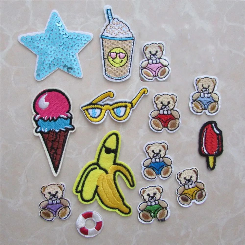 

Модная популярная нашивка, 15 видов, термоклейкая аппликация, вышивка, нашивки в полоску, аксессуар «сделай сам» для одежды