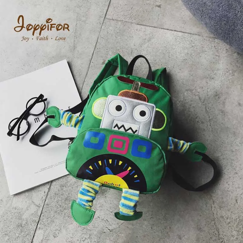 FGHGH 4kind Super Cute Robot Alien School Bags Cartoon 3D Style Children Backpacks Kindergarten Girls Boys Baby Cool Travel | Игрушки и