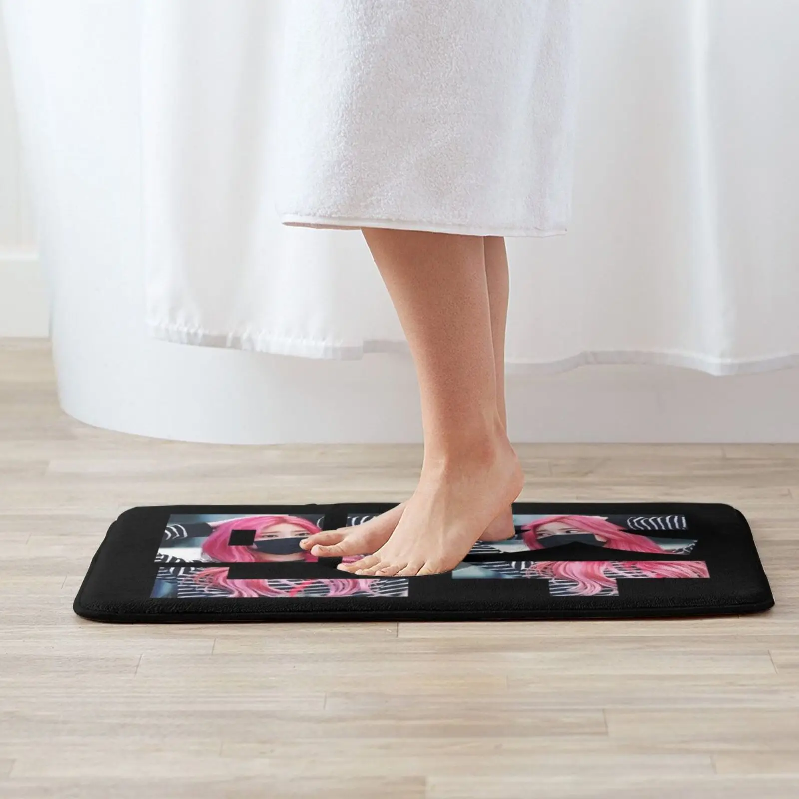 Iz * One Izone Minju Kpop Hangul? Коврик Противоскользящий коврик для входной двери в спальню Kim