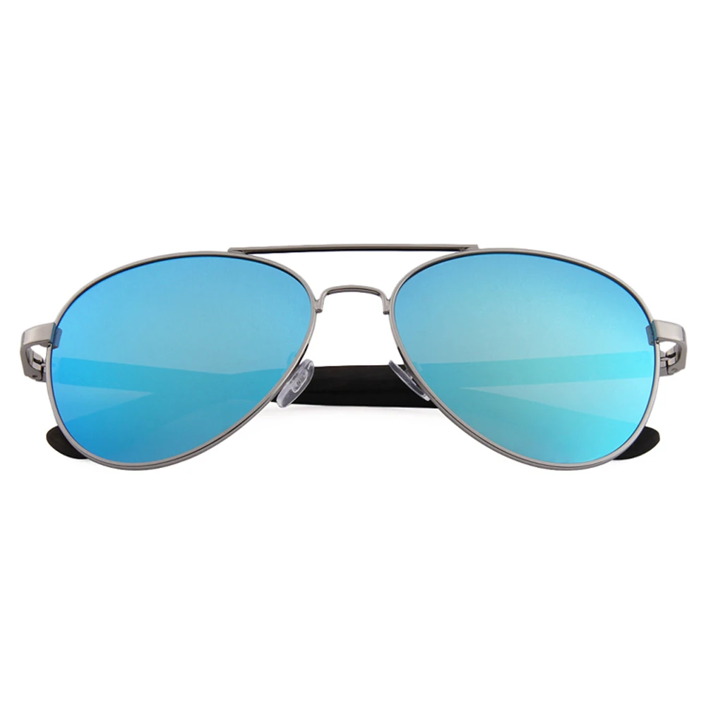 Мужские и женские солнцезащитные очки CONCHEN Wood поляризационные в стиле пилота с