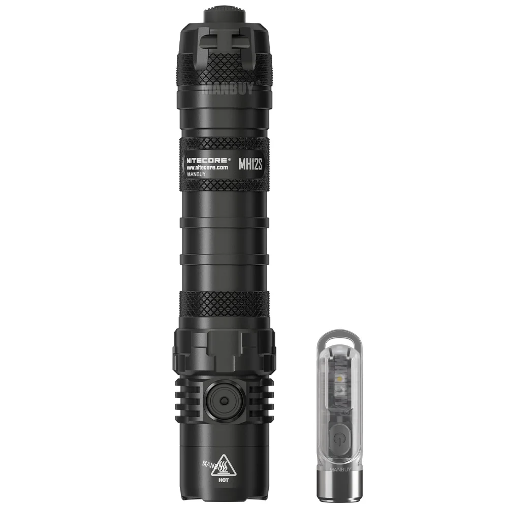 Pаспродажа Nitecore EDC Combo MH12S + TIKI / TIKI LE / TIKI GITD / TIKI Ультрафиолетовый перезаряжаемый брелок свет два для одного комплект Ultimate Flash светильник