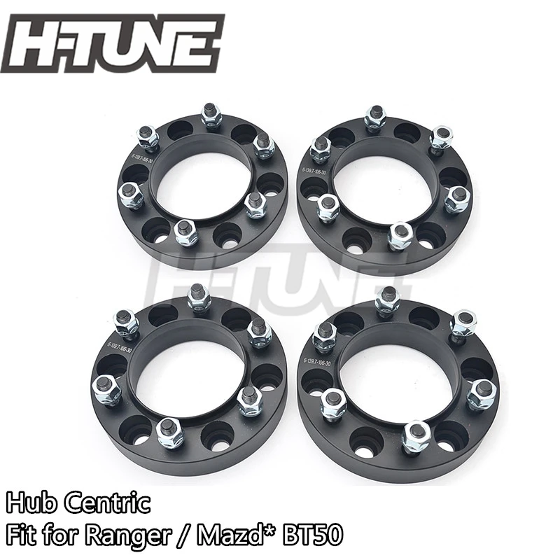 H TUNE 4 шт. Кованый алюминий Hub центральные 6x5 5 дюйма 93.1CB 30 мм колесные Распорки