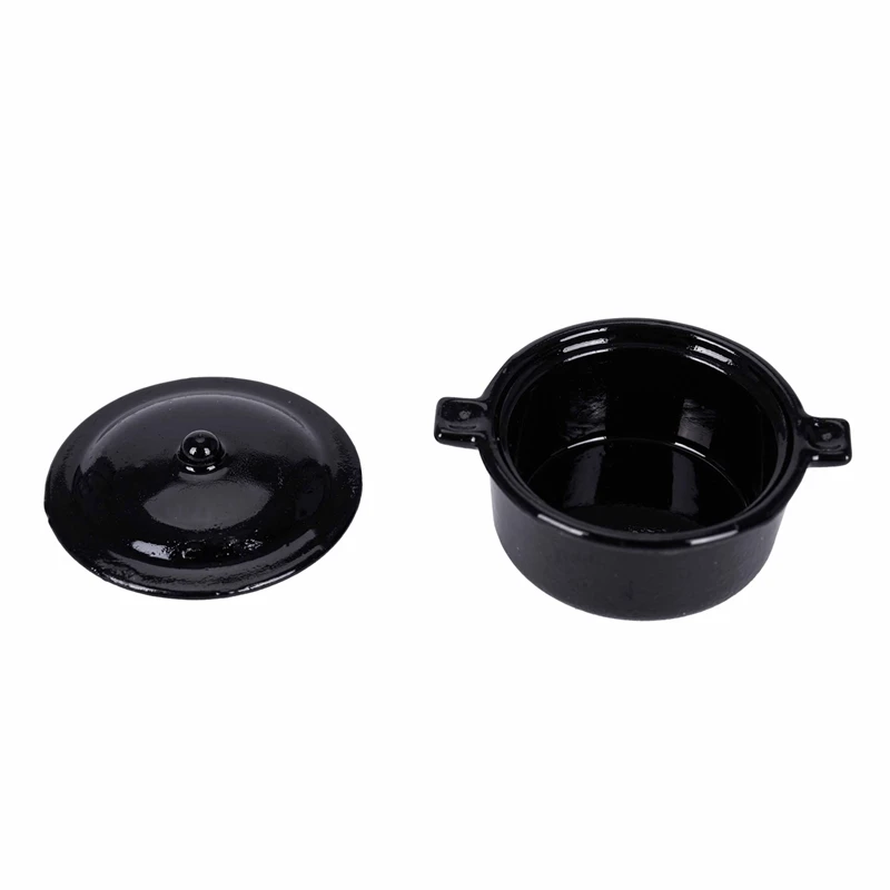 Кукольный домик миниатюрная кухонная утварь посуда кастрюля тарелка для тушения