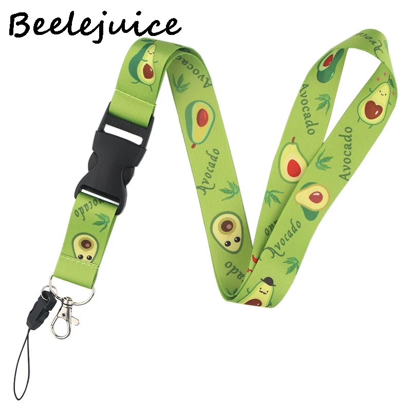 Авокадо шейный брелок ожерелье плетение ленты аниме мультфильм ремешок Ремешок