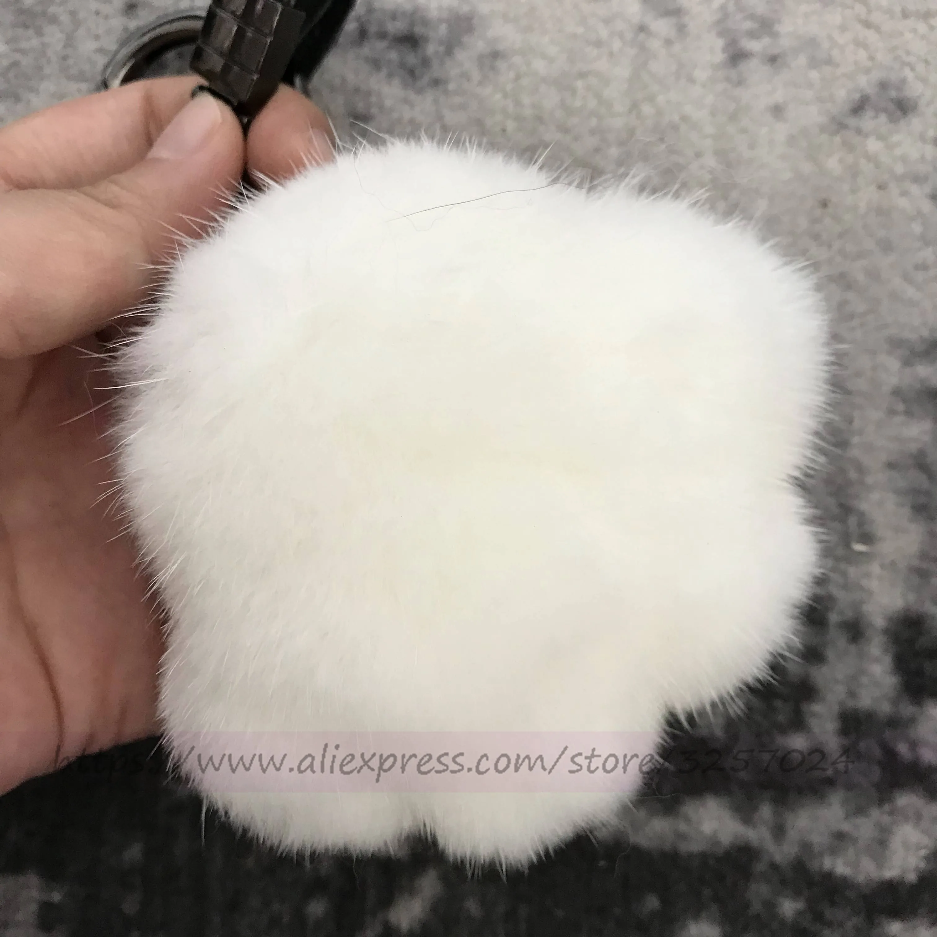 Magicfur милый маленький розовый коготь из натурального меха норки помпон подвеска