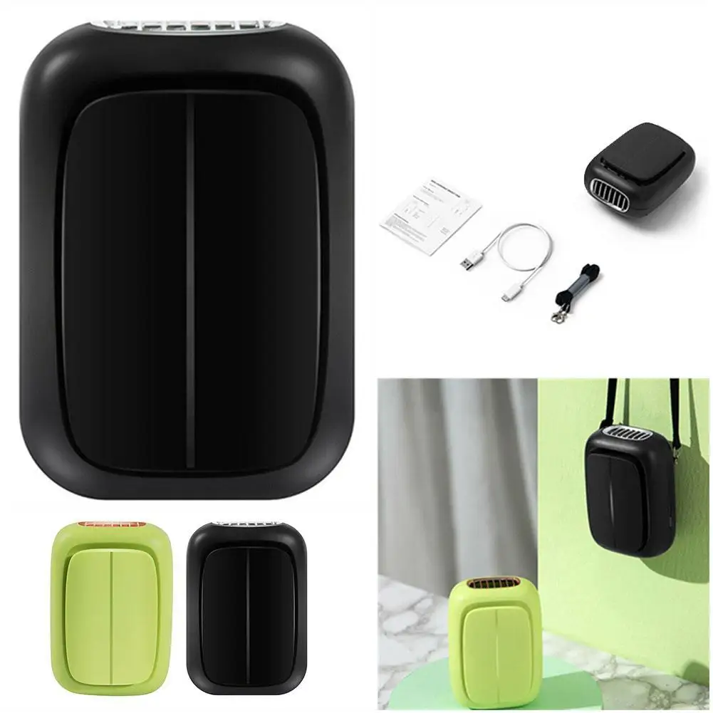 

WT-F22 Portable Neck Fan Mini Handheld Desktop Usb Fan Outdoor Hanging G3L2 Charging Waist And For Indoor R6R1