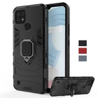 Для Realme C21 чехол Realme C15 C11 C12 C20 C25 Чехол подставка с магнитным кольцом держатель противоударный Бампер Защитный чехол для телефона чехол Realme C21