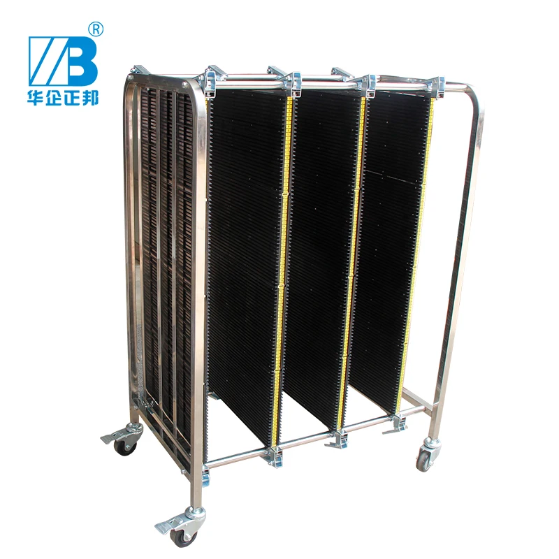 Storage the printed PCB,ESD racks for placing the PCB,Anti-static revolving car