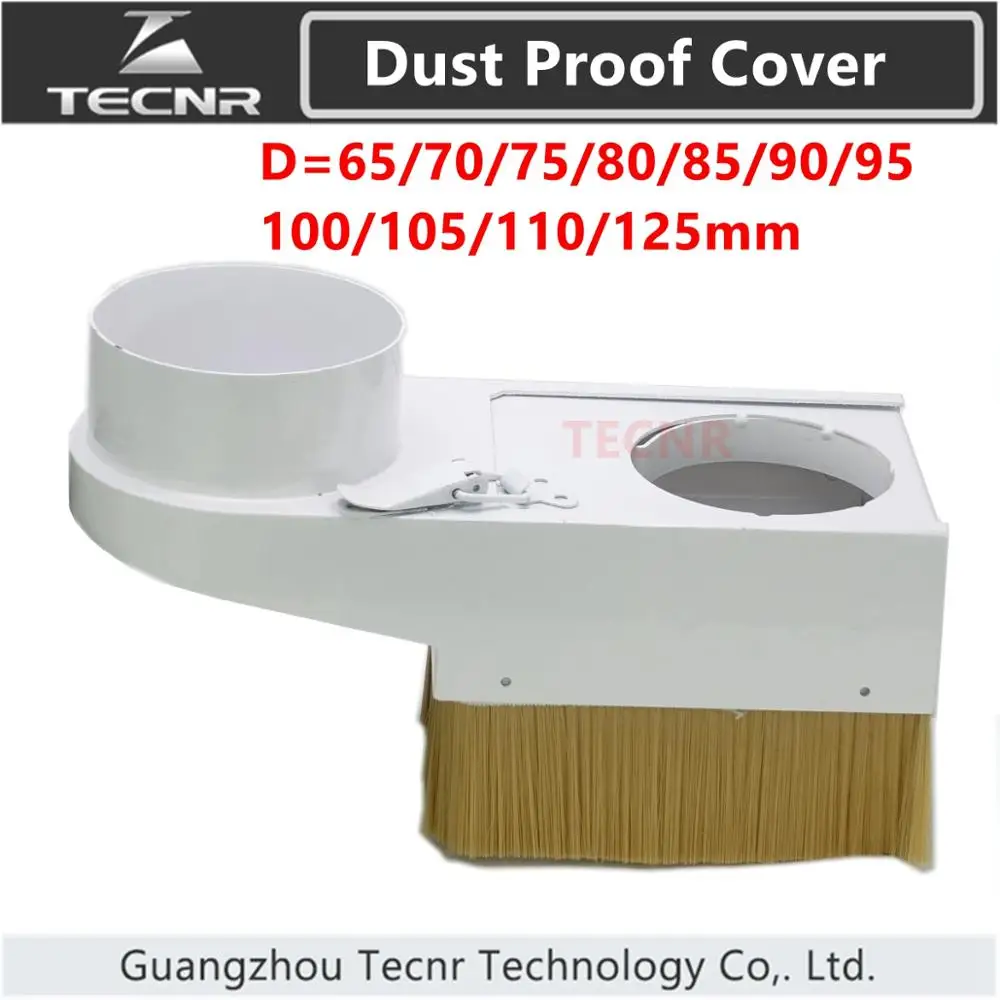 

Detachable dust collector proof cover diameter 65mm 70mm 75mm 80mm 85mm 90mm 100mm 105mm 110mm 125mm for CNC engraving machine