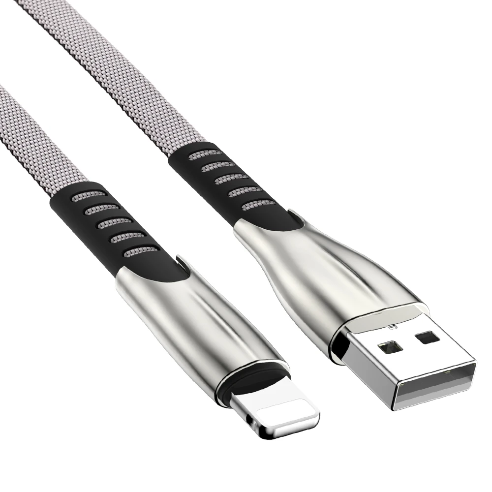 USB кабель для iPhone Xs Max XR X 8 7 6 s 6s Plus 5S SE iPad Mini Быстрая зарядка Шнур для зарядного устройства мобильного телефона - Цвет: Белый