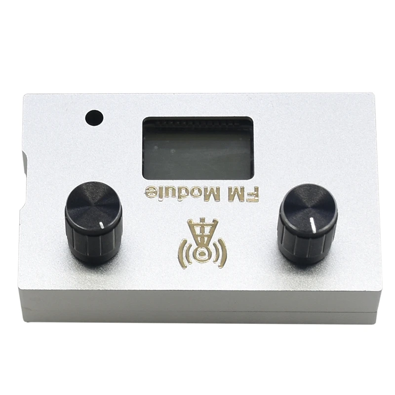 

DSP & PLL Digital Stereo FM Radio Receiver Module 87-108MHz with Armor Aluminum Metal Case