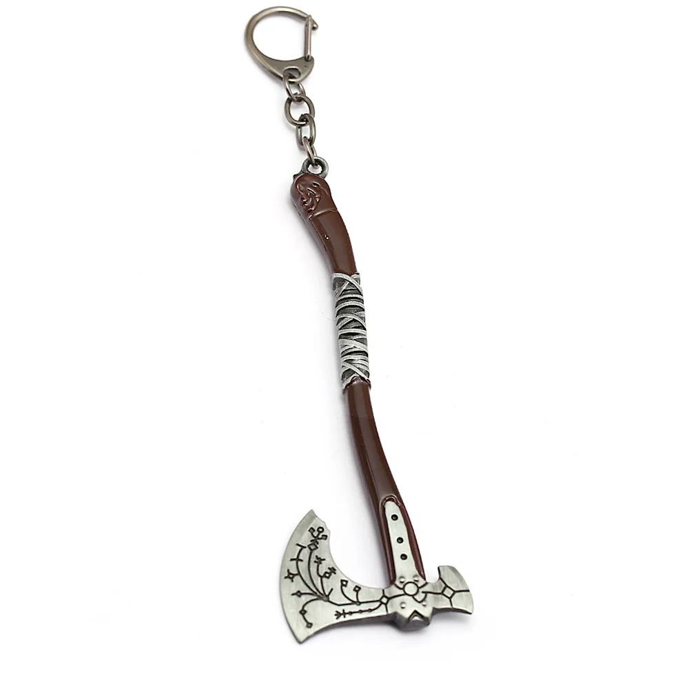 guyin God of War брелок Kratos Weapon Blades of Chaos, подвеска, брелок, топор, меч, брелок для ключей, ювелирные изделия для мужчин - Цвет: guyin