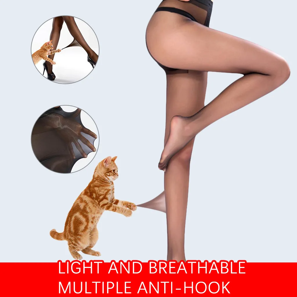 

Women's Flexible Breakable Stockings 15D Translucent Invisible Stockings