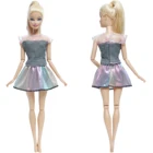 1 шт. модное платье BJDBUS в полоску, рубашка, вечерняя юбка для танцев на вечеринке, Одежда для куклы Барби, Детские аксессуары сделай сам, игрушки