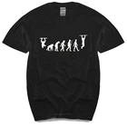 Летняя мужская черная футболка Evolution of Calisthenics, Мужская футболка, модная футболка с круглым вырезом в стиле хип-хоп, летняя новая хлопковая футболка, мужские футболки