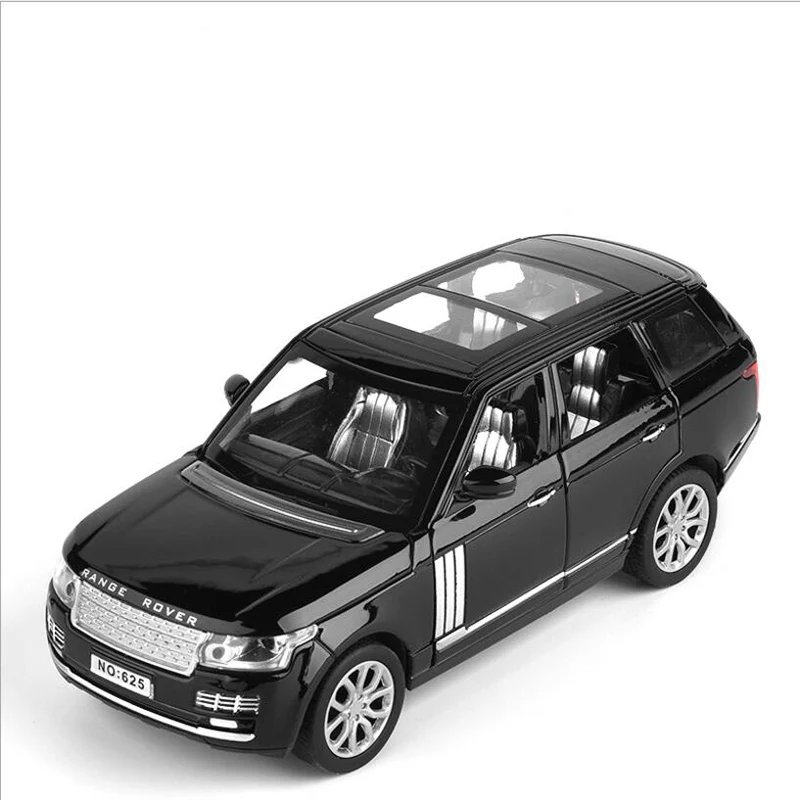 1:32 7 мест внедорожный автомобиль звук и светильник из сплава оттягивающий назад