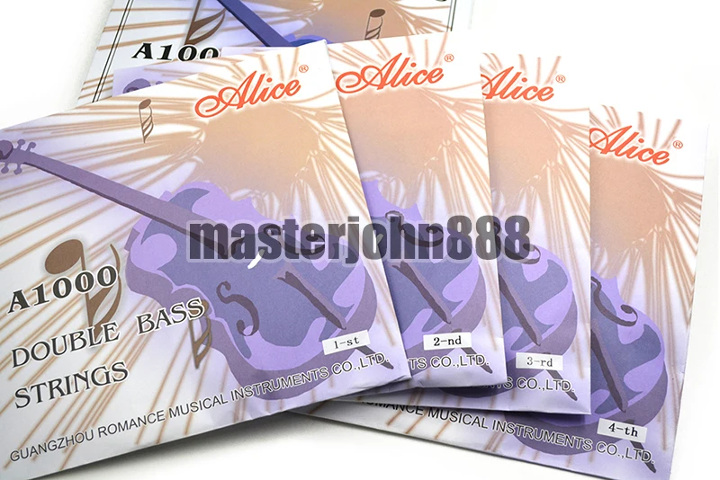 Alice A1000 двойные басовые струны 4 стальной сердечник Cupronickel обмотка 1 коробка