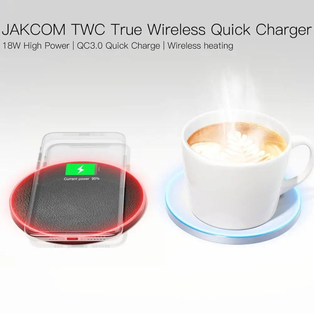 

JAKCOM TWC True Wireless Quick Charger For men women usb adapter charger pd wireless 9 power one plus gadgets smart
