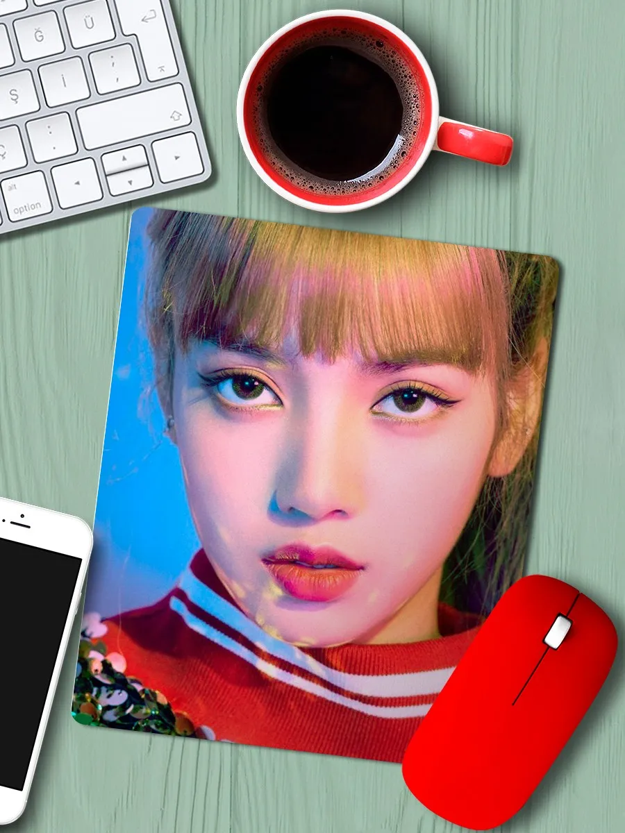 Коврик для мыши с принтом Музыка KPOP Blackpink Lisa - 6077 В | Компьютеры и офис