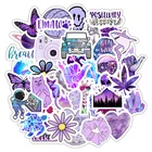 Стильная фиолетовая наклейка в стиле INS, 1050 шт., s, эстетика Vsco Girl, декоративная гидро колба, скейтборд, ноутбук, милая наклейка для детей