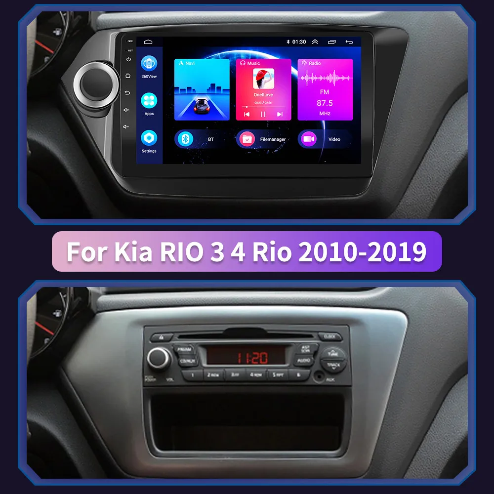 Мультимедийная магнитола для KIA RIO мультимедийная стерео-система на Android 10 с 9