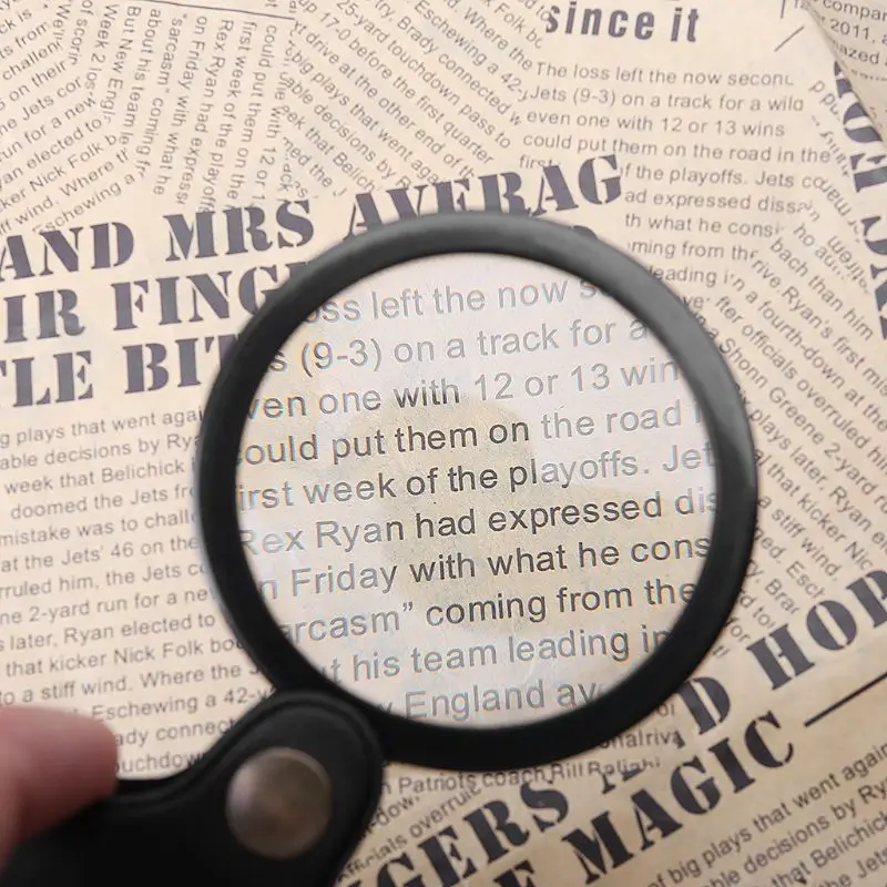 10X Magnifier Lens Mini Portable Pocket Foldable Reading Jewelry Magnifying Glass Loupe | Инструменты