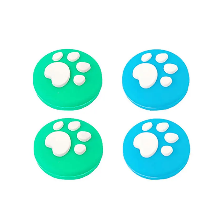 ChengHaoRan 4pcs Animal Crossing Cat Paw Thumb Stick Grip Cap Joystick Cover For Nintendo Switch Lite NS Joy Con Thumbstick Case|Запасные