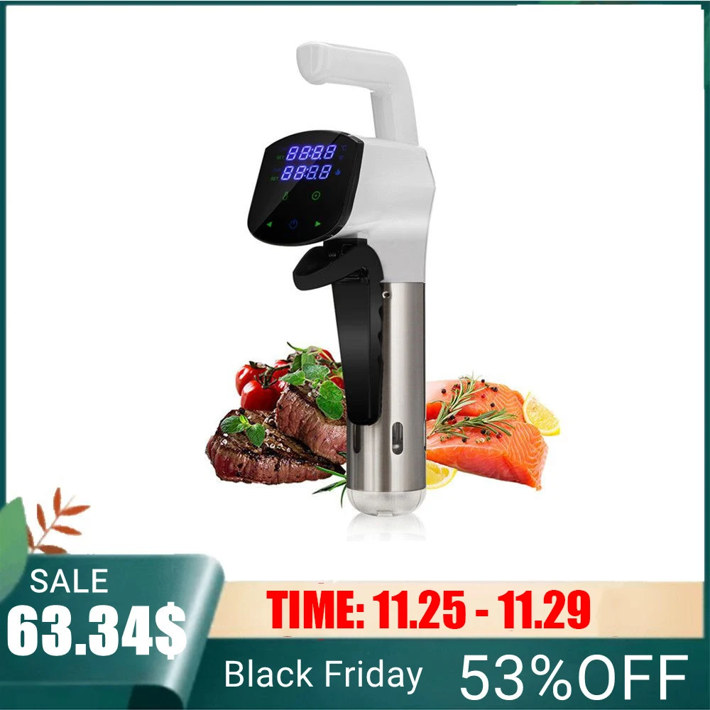 

Погружной термостат-циркулятор 1800 Вт с управлением через приложение