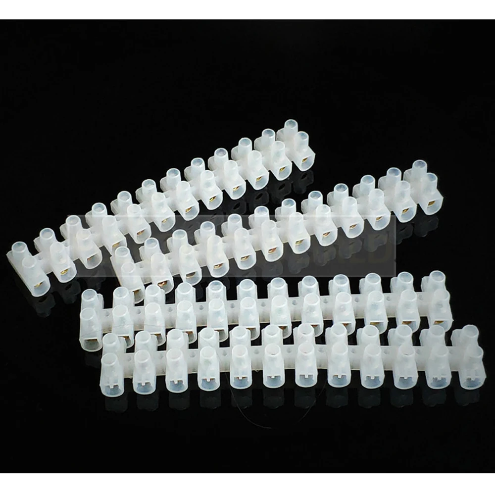 

Wire connector Dual Row 12 Positions Barrier Strip Block Terminal Plastic Electrical connector terminal Screw terminal block