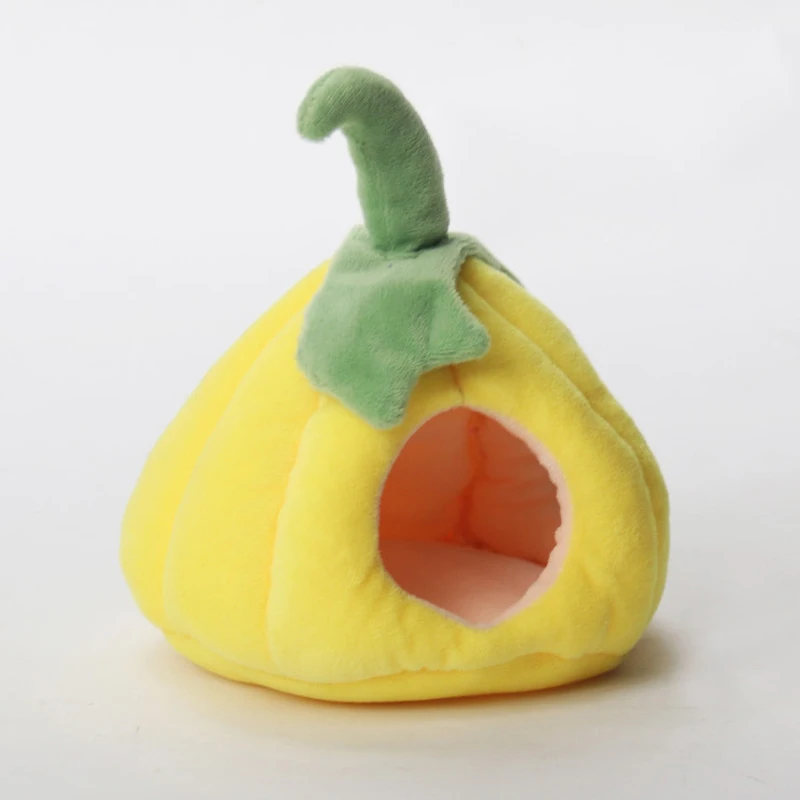 Забавная мягкая подвесная кровать в виде тыквы маленькая домашняя крыса теплая